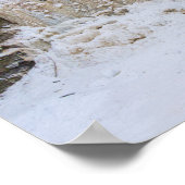 Hayden Run Herfsten in de winter, Columbus, Ohio Poster (Hoek)