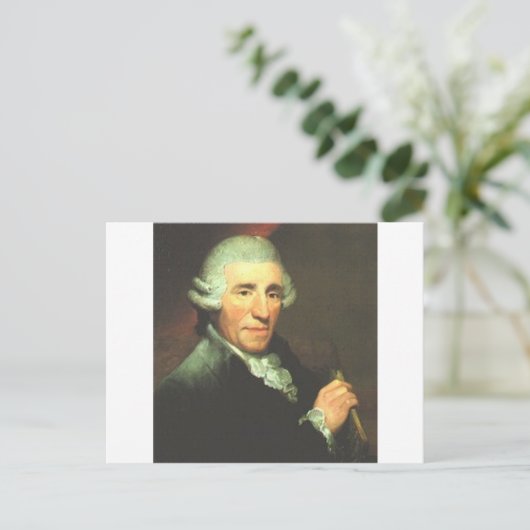 haydn briefkaart (Staand voorkant)