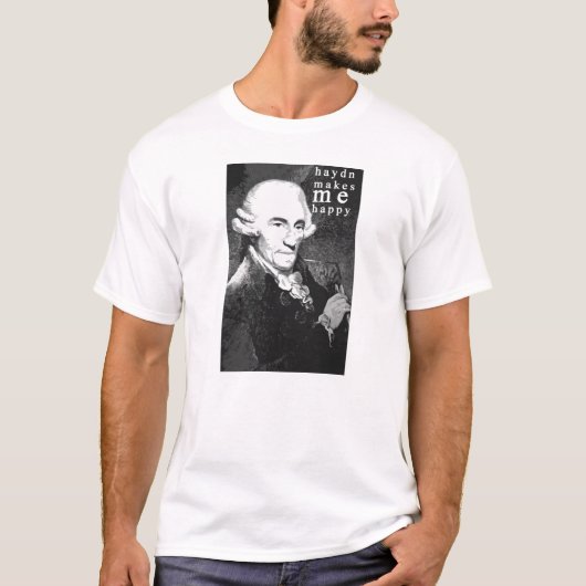 Haydn maakt me gelukkig t-shirt (Voorkant)