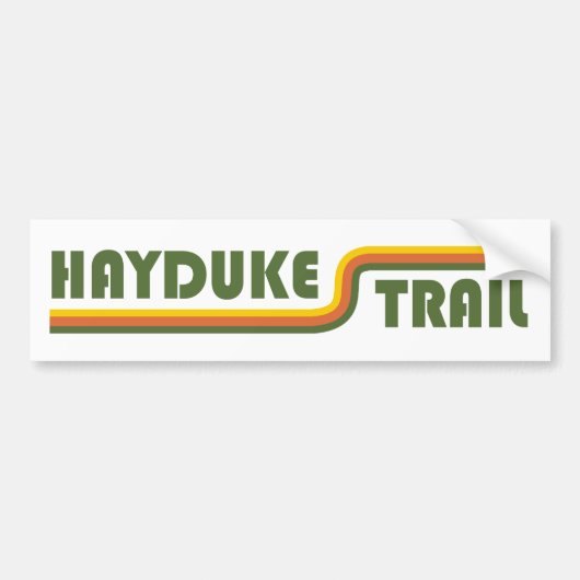 Hayduke Trail Bumpersticker (Voorkant)