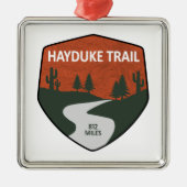Hayduke Trail Metalen Ornament (Voorkant)