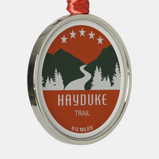 Hayduke Trail Metalen Ornament (Rechts)