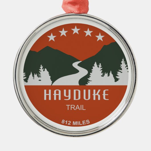 Hayduke Trail Metalen Ornament (Voorkant)