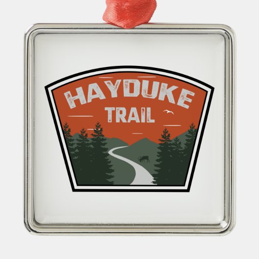 Hayduke Trail Metalen Ornament (Voorkant)