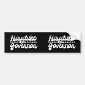 Hayduke voor gouverneur bumpersticker (Voorkant)
