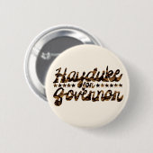 Hayduke voor gouverneur Retro Floral Ronde Button 5,7 Cm (Voorkant /achterkant)