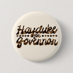 Hayduke voor gouverneur Retro Floral Ronde Button 5,7 Cm
