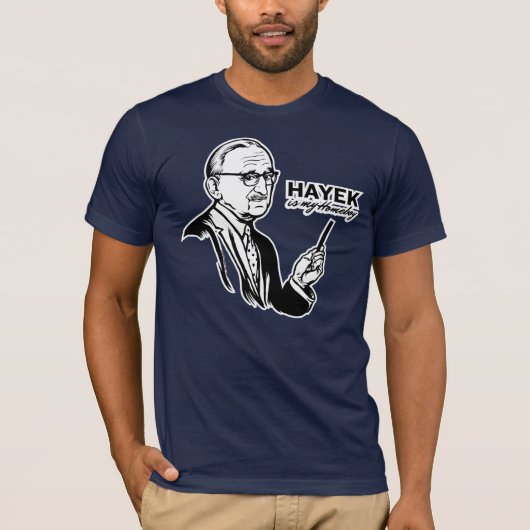 Hayek is mijn Homeboy T-Shirt (Voorkant)