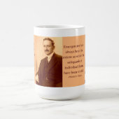 Hayek over noodsituaties koffiemok (Center)