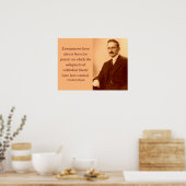Hayek over noodsituaties poster (Keuken)