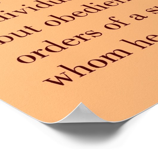 Hayek over vrijheid poster (Hoek)