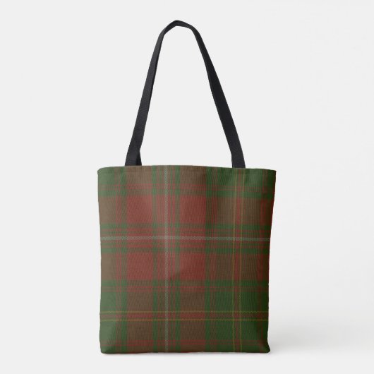 Hayes Clan Tartan Monogram Tote Bag (Achterkant)