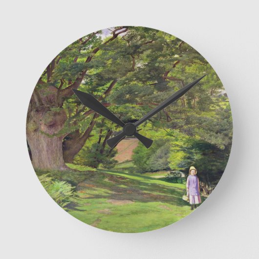 Hayes Common, 1852-53 (olie op canvas) Ronde Klok (Voorkant)