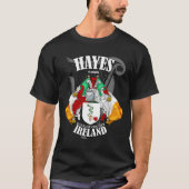 Hayes Crest Coat of Arms *Add Location* T-shirt (Voorkant)