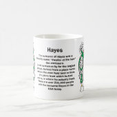 Hayes Family Crest over amug Koffiemok (Center)