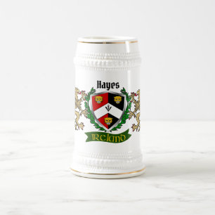Hayes Irish Shield Beer Stein Bierpul