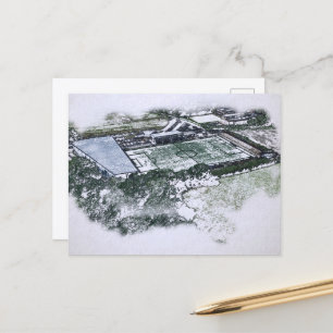 Hayes Lane Stadion Luchtfoto – Bromley Briefkaart