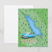 Hayeswater Lake District kaart reisposter (Voorkant / Achterkant)