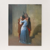 Hayez, The Kiss - Lovers, een paar schilderijen Legpuzzel (Verticaal)