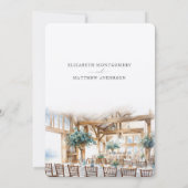 Hayfield Barn Huwelijkslocatie NY Maplecrest Kaart (Achterkant)