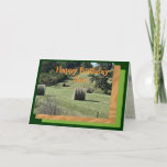 Hayin' Time-customize any occasion Kaart<br><div class="desc">This card brings back memories of haying time and the memories that went with it. change the words on the front and inside and make it for any occasion you need--use, change or delete the little note on the top inside. Great card choice for a rancher/farmer or a 'want-a-be" rancher/farmer....</div>