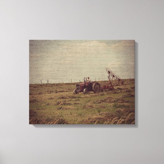 Haying Canvas Afdruk (Voorkant)