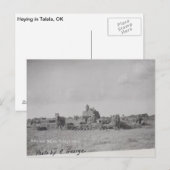 Haying in Talala, OK Briefkaart (Voorkant / Achterkant)