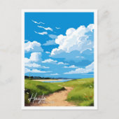 Hayle Engeland Art Travel illustratie Briefkaart (Voorkant)