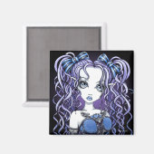 "Haylee" Gotische Couture Vlinder Fairy Magnet (Voorkant / Achterkant)