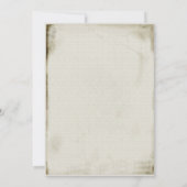 Hayley Cocoa  Lace Uitnodiging (Achterkant)