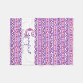 Hayley gepersonaliseerde G-naam betekent kinder de Fleece Deken (Voorkant (Horizontaal))