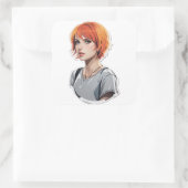 Hayley Williams Vierkante Sticker (Tas)