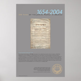 Haym Salomon's Ketubah, 1777 Poster