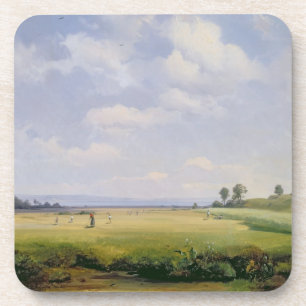 Haymaking, 1838 (olie op doek) bier onderzetter