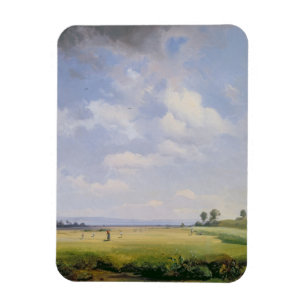 Haymaking, 1838 (olie op doek) magneet