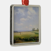 Haymaking, 1838 (olie op doek) metalen ornament (Rechts)