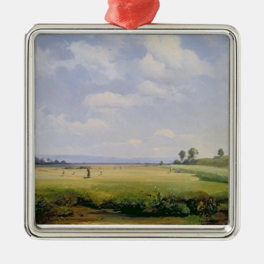 Haymaking, 1838 (olie op doek) metalen ornament (Voorkant)