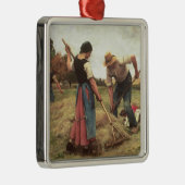 Haymaking, 1880 metalen ornament (Rechts)