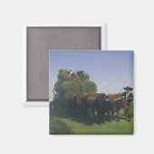 Haymaking, Auvergne Magneet (Voorkant / Achterkant)