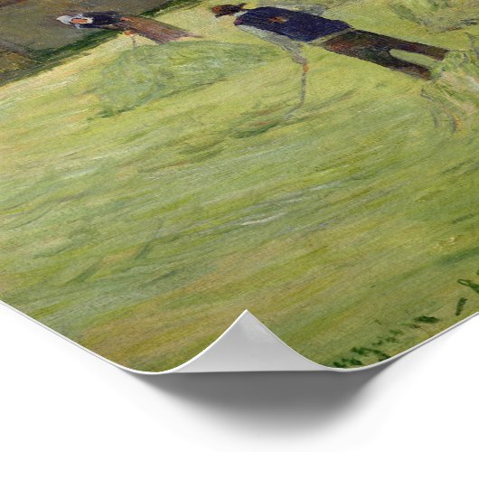 Haymaking in Bretagne, 1888 Poster (Hoek)