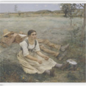 Haymaking Sticker — Jules Bastien-Lepage (1877) (Voorkant)