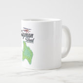 Hayman Island Vintage reiskaart. Grote Koffiekop (Voorkant rechts)