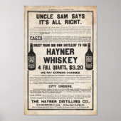  Hayner Whiskey Print (Voorkant)