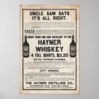 Hayner Whiskey Print