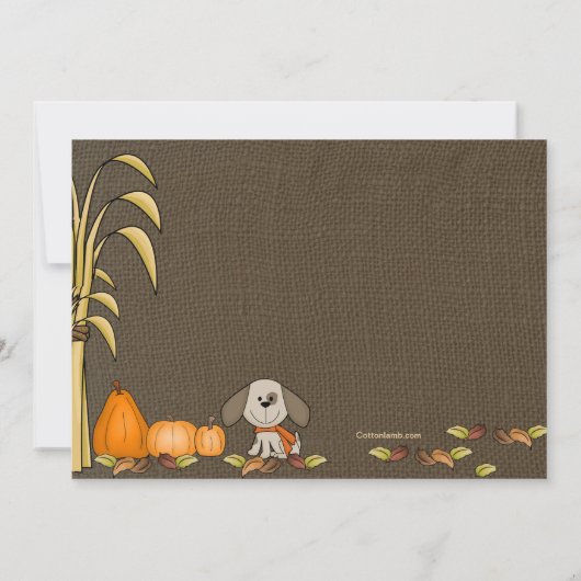 Hayrides for Sale Invitation Kaart (Achterkant)