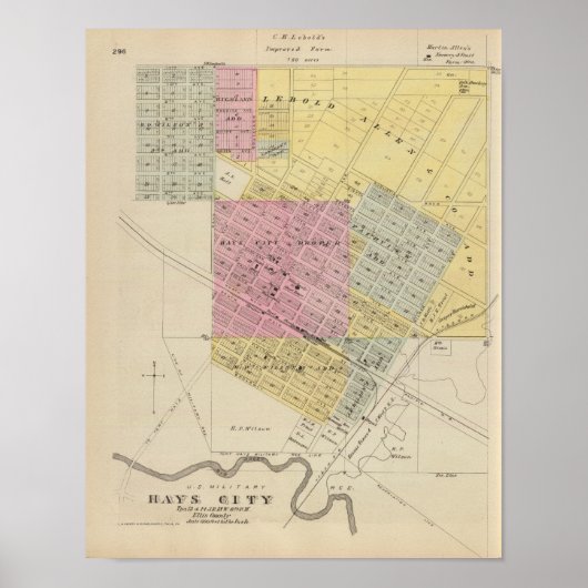 Hays City, Kansas Poster (Voorkant)