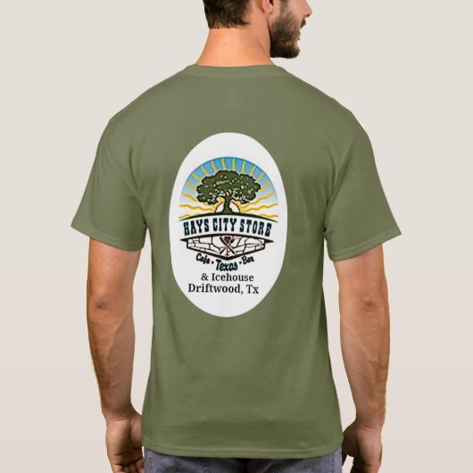 Hays City Store & Icehouse T-shirt (Achterkant)