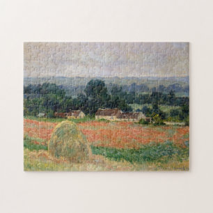 Haystack bij Giverny Monet Fine Art Legpuzzel