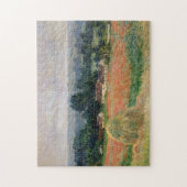 Haystack bij Giverny Monet Fine Art Legpuzzel (Verticaal)