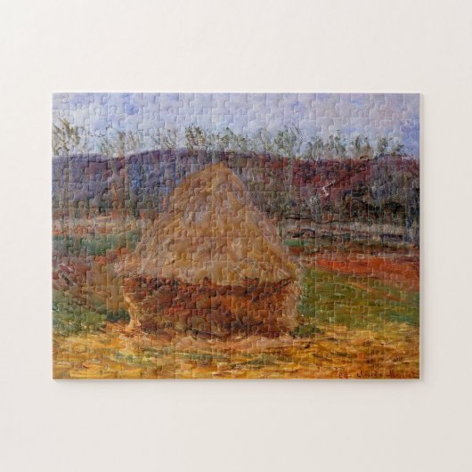 Haystack in Giverny Monet Fine Art Legpuzzel (Horizontaal)